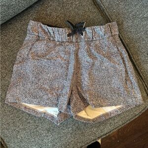 lululemon athletica Black and White Athletic Shorts